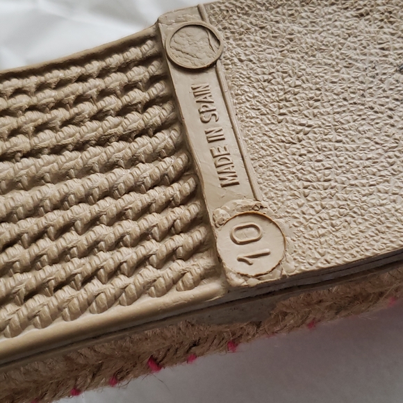 Ralph Lauren NEW Womens Suede Leather Mule Slide Espadrille SlipOn Arch Support - Picture 6 of 12